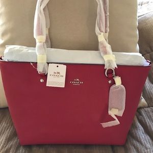 Authentic Red Coach Purse "New"