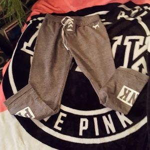 NWOTGS VS/PINK LACE UP PANTS  SMALL