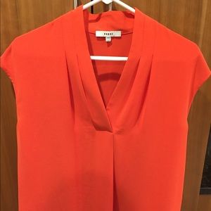 Orange blouse