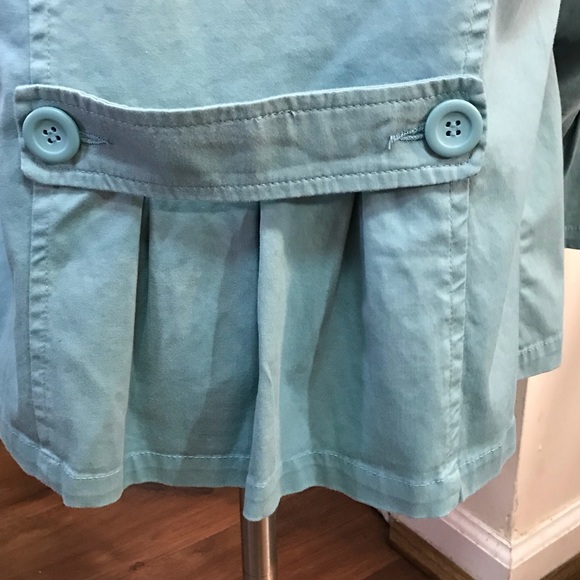 Live a Little Ruffle Bell Arm Swing Jacket with Pickets sz S 3/4 Length Arms - Picture 4 of 8