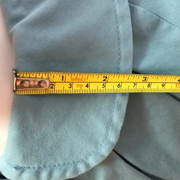 Live a Little Ruffle Bell Arm Swing Jacket with Pickets sz S 3/4 Length Arms - Picture 8 of 8