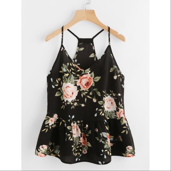 Tops - Shein Floral Tank