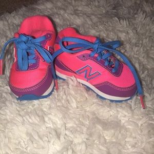 Pink & Blue New Balance Shoes