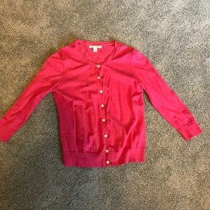 3/4 sleeve cardigan with buttons