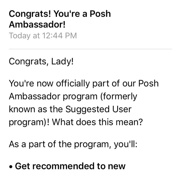 🍾🎉POSHMARK AMBASSADOR 🎉🍾 THANK YOU;MERCI;DANKE - Picture 4 of 4
