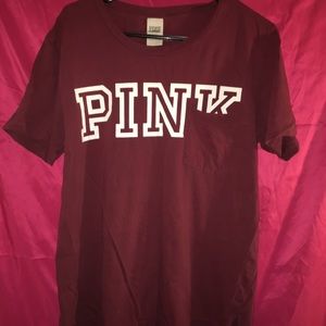 PINK pocket T-shirt.