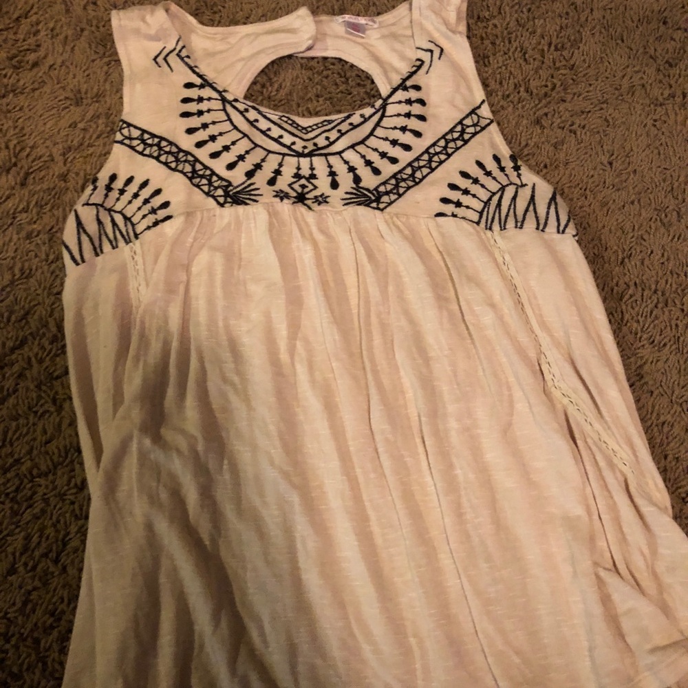 Cream tank top