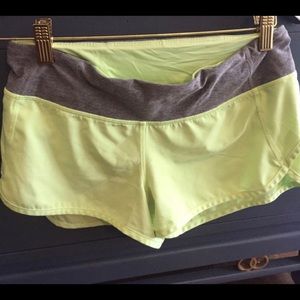 Lululemon speed shorts