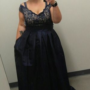 Navy Blue gown