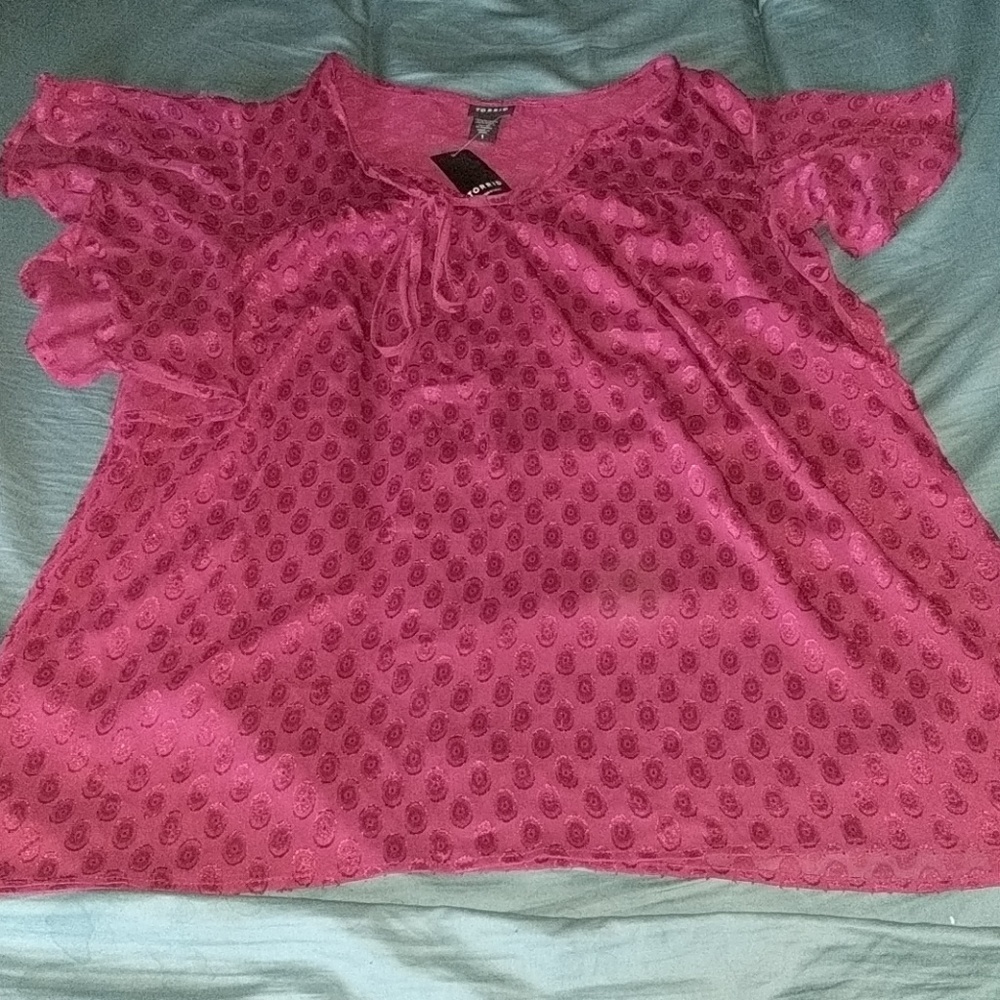 Sheer torrid top