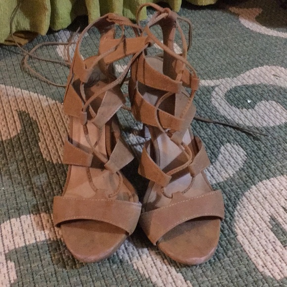 Shoes - Lace Up Heels