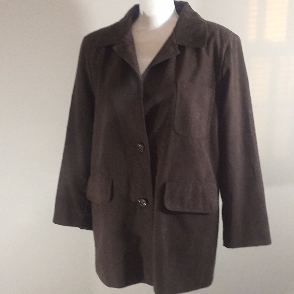 Larry Levine faux suede Jacket