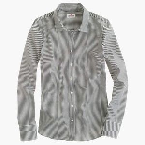 EUC J. Crew Stretch perfect shirt - classic stripe