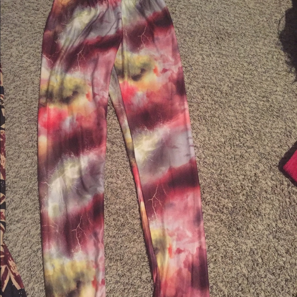 Multicolored Leggings Size Small