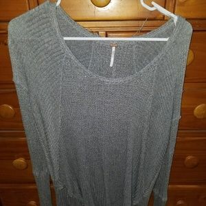 Free People grey long sleeve