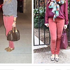 AG Adriano Goldschmied pink “the Stilt” size 27