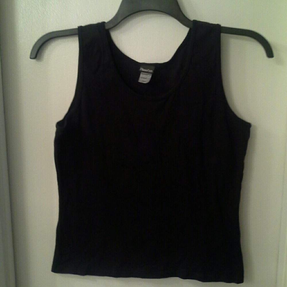 Black tank top