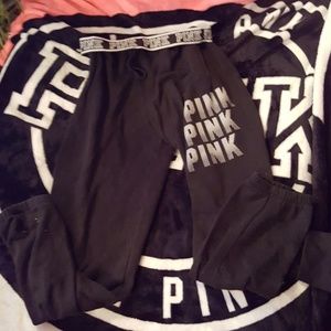Vs/PINK BURGUNDY COLORED JOGGERS ...S
