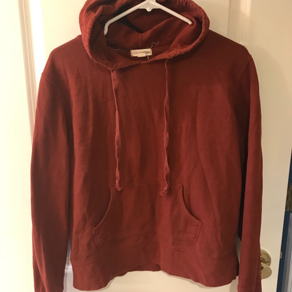 Burgundy hoodie