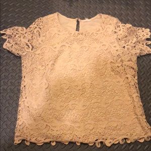 Nice fit; 1x; Cream color; blouse