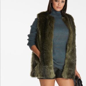 Faux Fur Coat/Vest