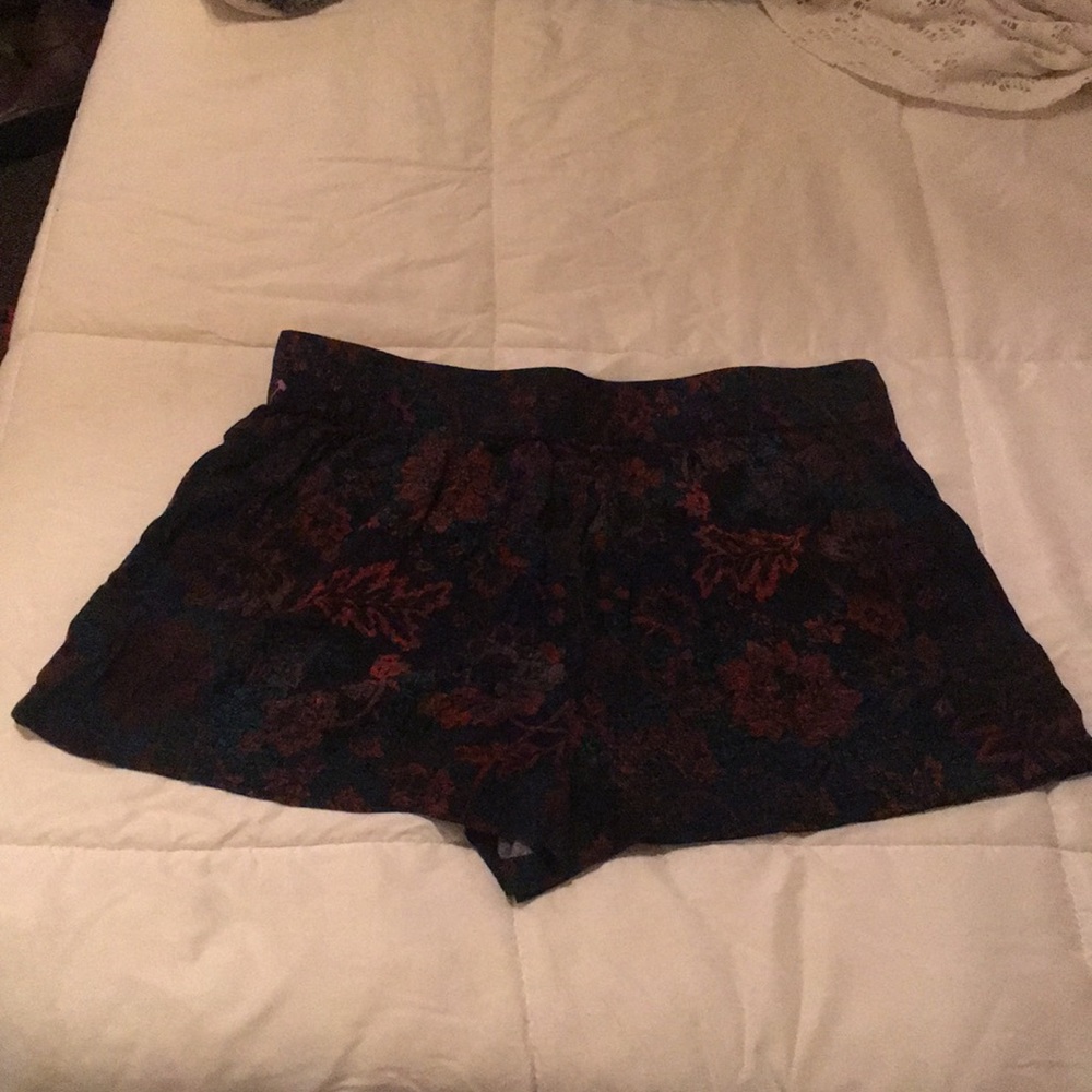 Forever 21 Flowy Floral Shorts