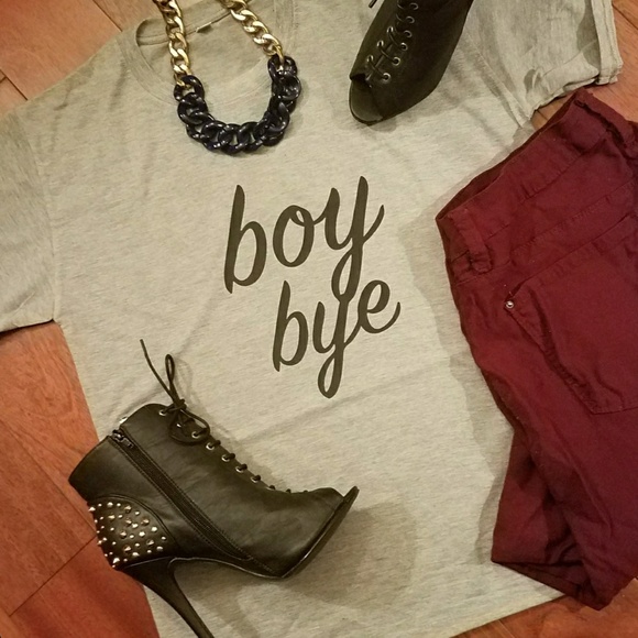 Tops - Tell em" boy bye" tee final price⬇️  *price firm*