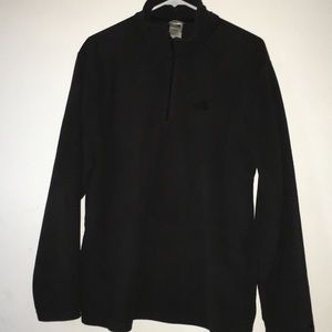 Black north face quarter zip