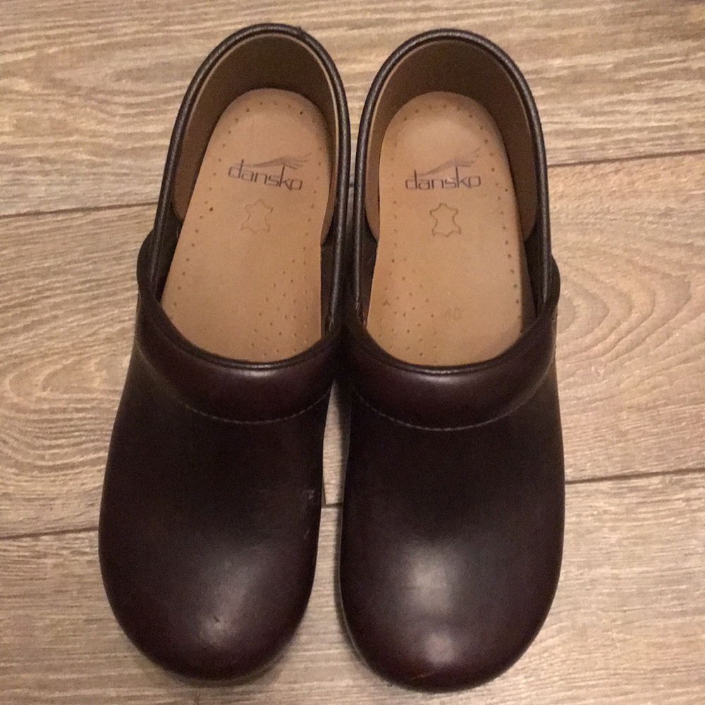 Danskos shoes brown leather