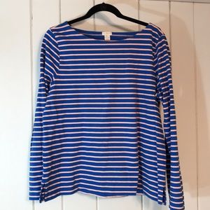 Breton sweat-shirt tunic by JCrew.