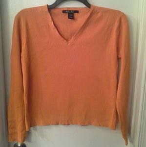 Orange v-neck