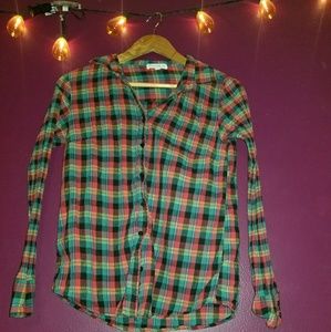 Love, fire Lightweight Flannel shirt
