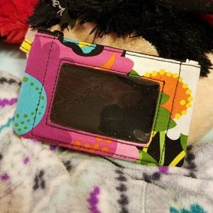 Vera Bradley Accessories - Vera Bradley card, I'D and change holder w lanyard Vera Bradley Accessories - Vera Bradley card, I'D and change holder w lanyard