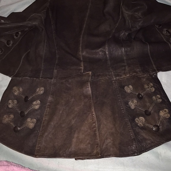Authentic leather Allsaints vintage jacket - Picture 6 of 6