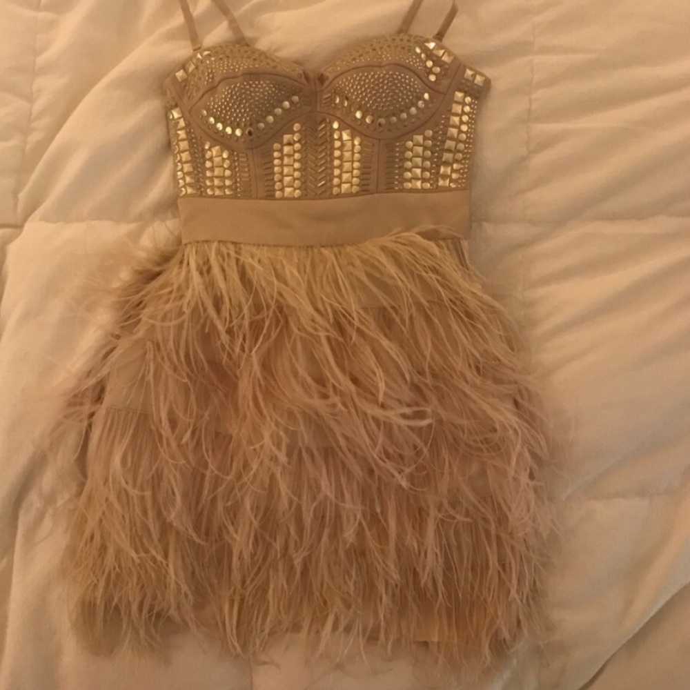 Feather dress!