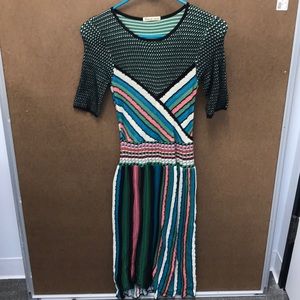 Amazing unique knitted bodycon dress