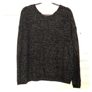 Black and white sweater