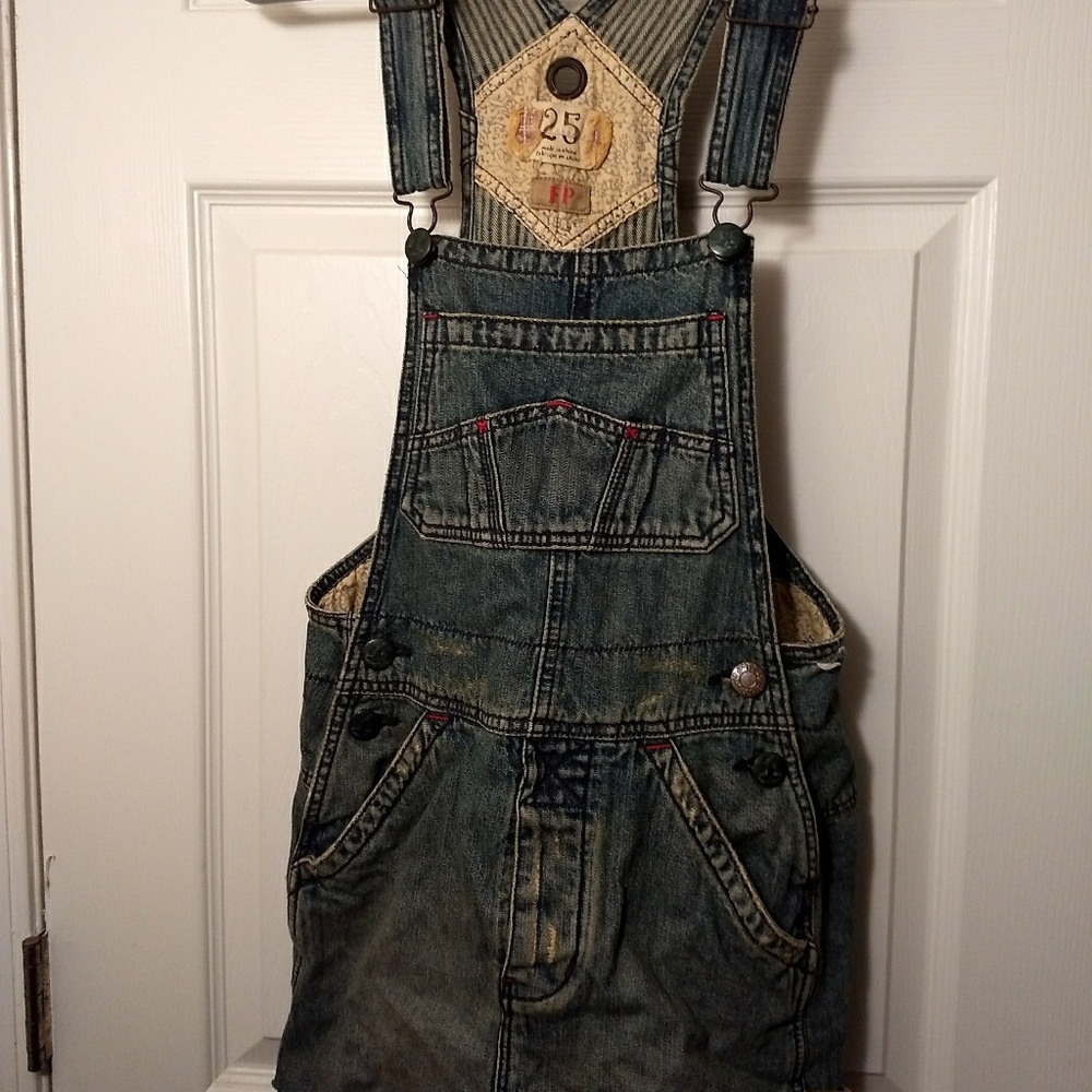 Free people overall dress.