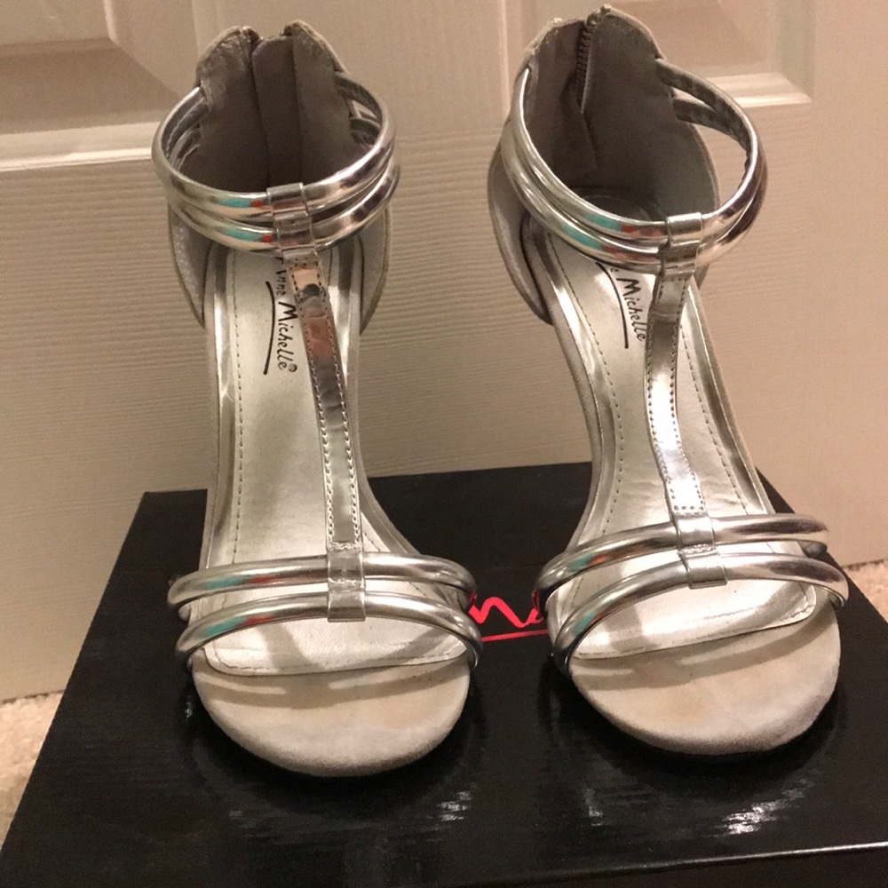 Silver heels