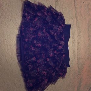 It is a skirt and it has a top to