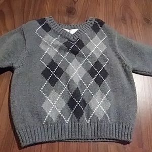 Miniwear Gray Baby Boy Sweater