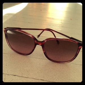 Vintage 70’s Versace maroon sunglasses