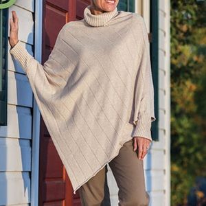 🆕Aventura Organic Poncho Sweater