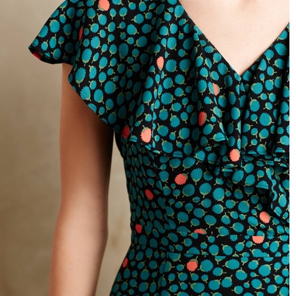 Anthropologie Dresses & Skirts - Anthropologie Ruffled Wrap Dress