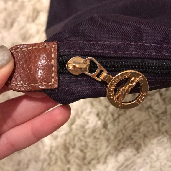 Small purple long champ purse - Picture 3 of 6