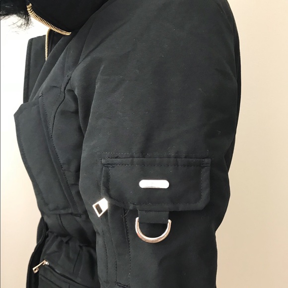 Last one Sz M🌹Bebe warm trench coat - Picture 5 of 6