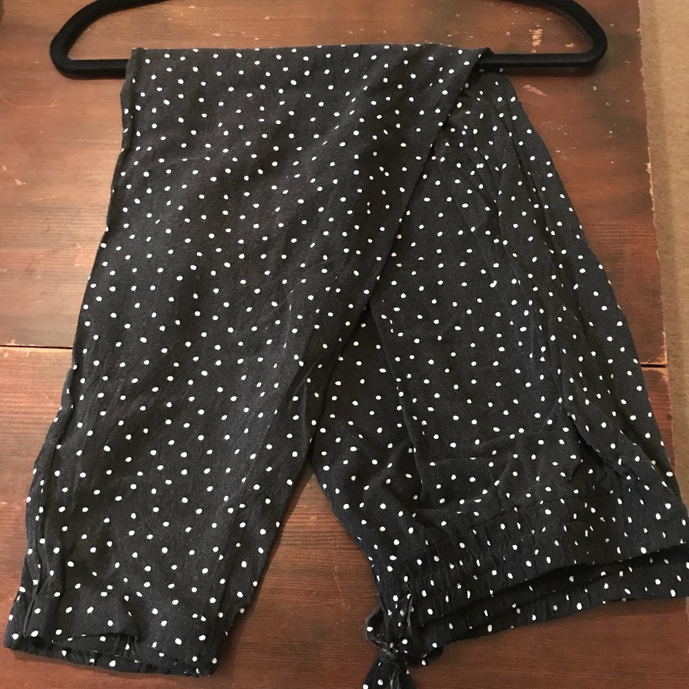 Lauren Conrad flowy cuff pants