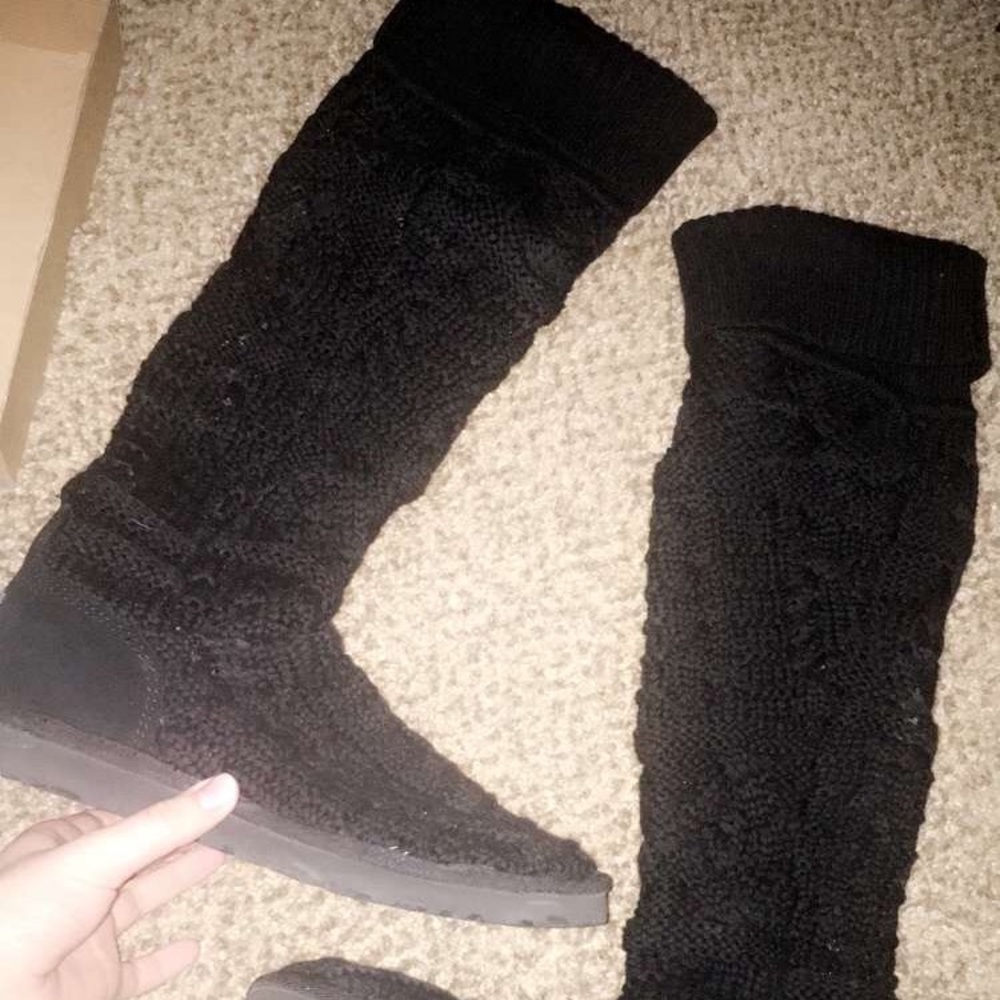 Knit UGG boots