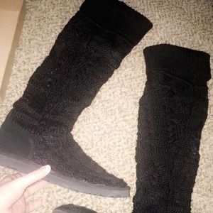Knit UGG boots