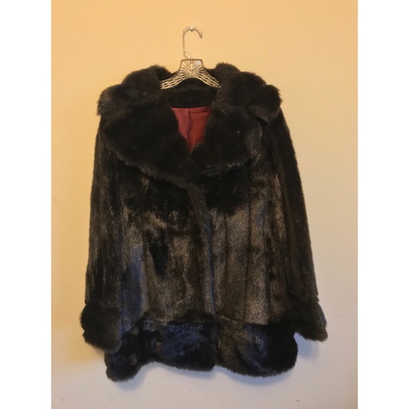 Betty rose fur store coat